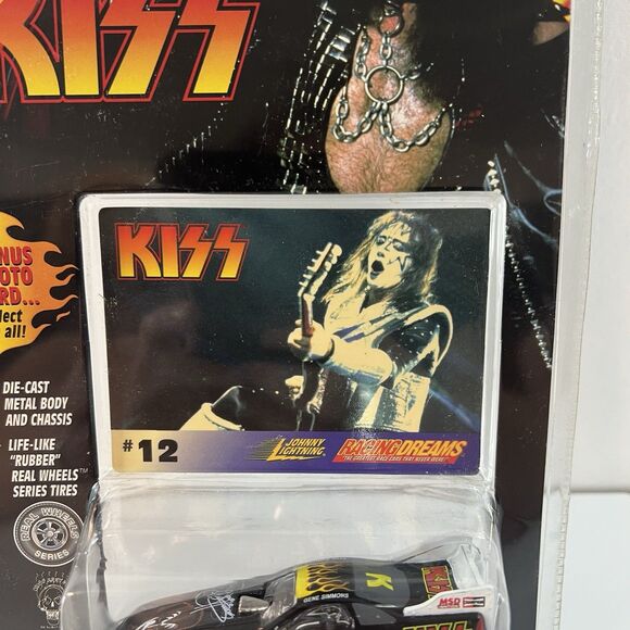 Johnny Lightning KISS Gene Simmons 1:64 Car - Black #12 Ace Space-jammin! - Picture 3 of 11